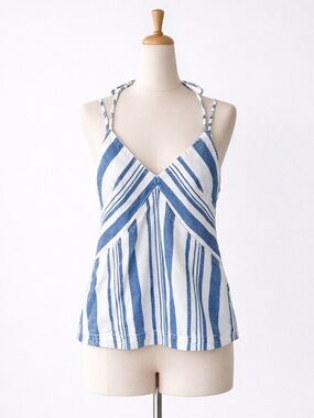 🌼 3/$15 Universal Thread Blue and White Striped Camisole M